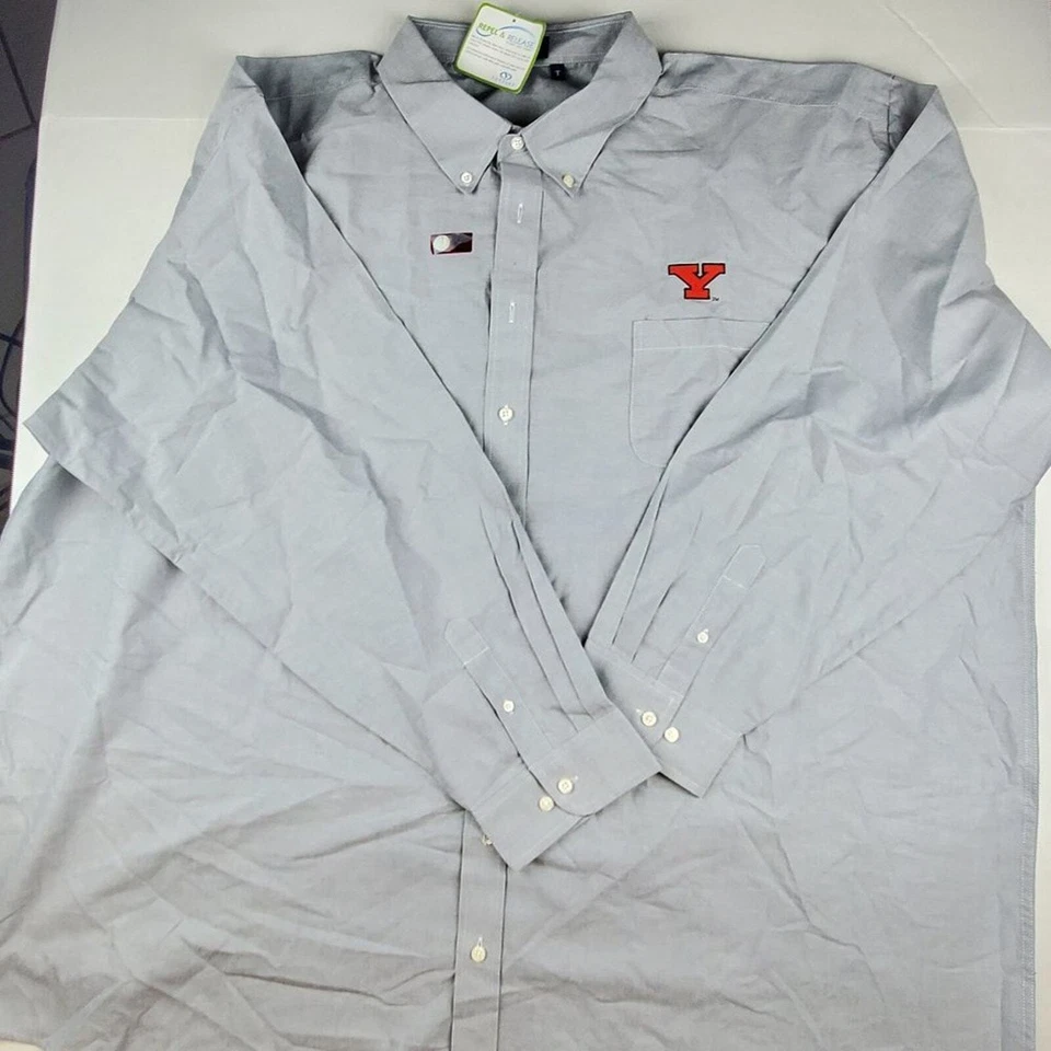 NWT Velocity Youngstown State University Logo Button Down Shirt 5XT - Image 1 of 4