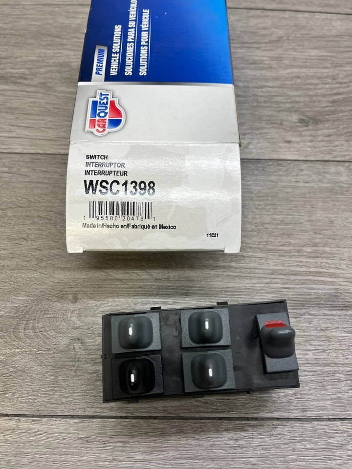 Carquest Premium Door Window Switch  WSC1398 For Pontiac Grand Am 1996-2005 - Image 1 of 1