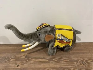 RARE BARNUM & BAILEY The Greatest Show On Earth King Tusk Plush Animal 1987 - Picture 1 of 3