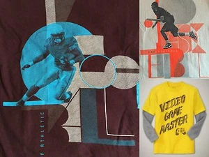 Nuevo con etiquetas Niños GAP Camisetas Gráficas Camiseta Mangas Largas Fútbol Baloncesto Videojuego - Imagen 1 de 8