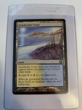 MTG 1x Seachrome Coast Scars of Mirrodin NM Blue White Dual Colored Land EDH