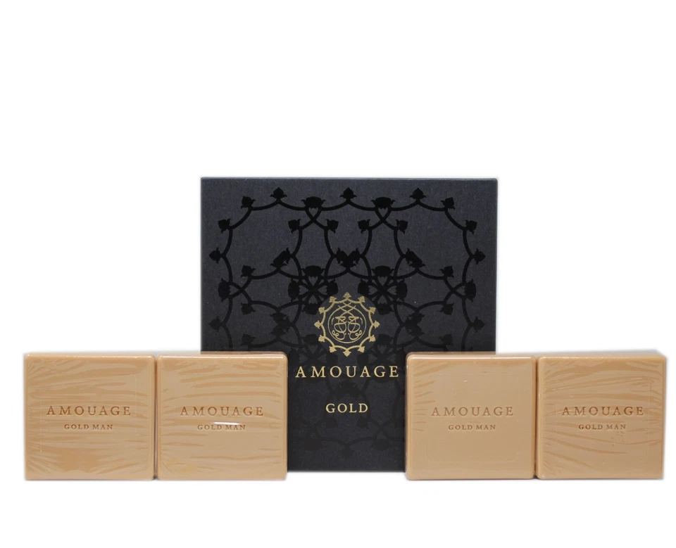 JABÓN PERFUMADO AMOUAGE GOLD 4X50 G Foto 1 de 1
