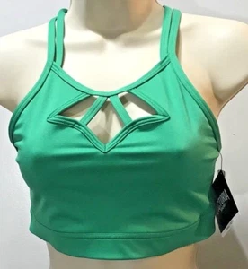 Reggiseno sportivo collo alto Victoria's Secret The Show-Off piccolo verde piccolo - Foto 1 di 7