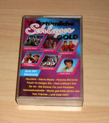 Musik Kassette MC - Volkstümliche Schlager in Gold - Volksmusik Compilation - Bild 1 von 2