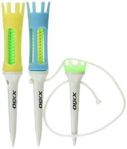 DUNLOP XXIO Power Coil Tee Plus Yellow x Blue GGF-06503 - Picture 1 of 1