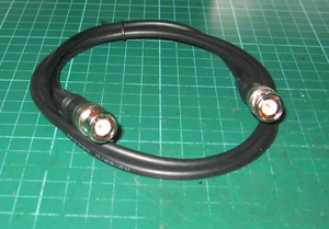 BNC 3 METROS PARCHE PLOMO RG58MIL TAPONES CALIDAD COAXIAL 50 OHM - Imagen 1 de 2