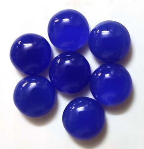 Natural Indian Chalcedony Loose Gemstone Round Cabochon