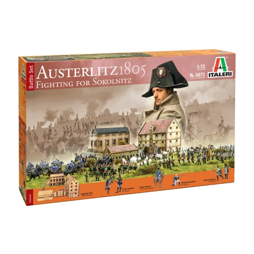 ITALERI 1 72 BATTLE SET KIT DIORAMA AUSTERLITZ 1805 FIGHTING FOR SOKOLNITZ 6071