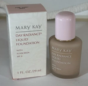 MARY KAY DAY RADIANCE LIQUID FOUNDATION PURE IVORY 6320 1 oz NOS SPF 8 SUNSCREEN - Picture 1 of 3