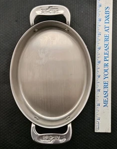 All-Clad 7 Zoll Edelstahl Oval Form Backform **Siehe Bilder** - Bild 1 von 10