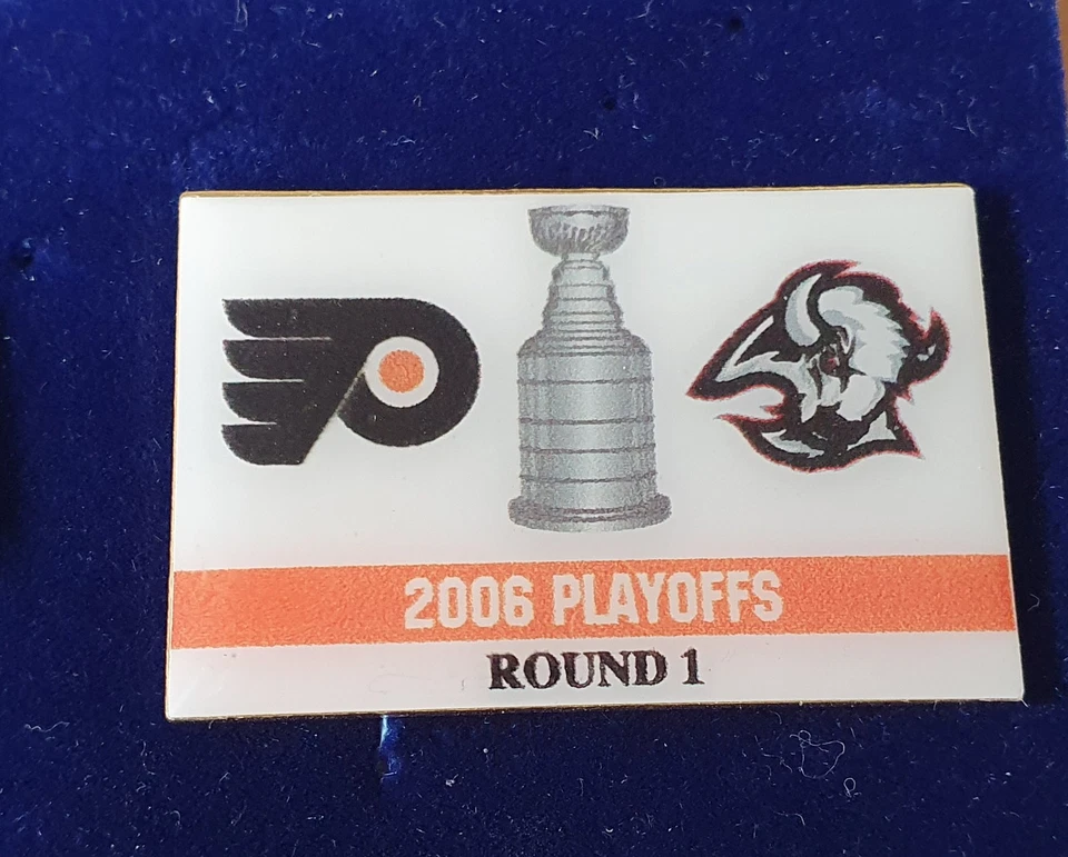 NHL Pin   Stanley Cup Playoffs 2006 ROUND 1 Philadelphia vs. Buffalo - Image 1 of 1