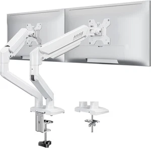 NEW!! MOUNTUP Dual Monitor Stand - Up to 32" - Adjustable Height Monitor Arms - Picture 1 of 6