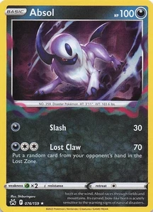 Absol Holo Rare Holo Crown Zenith 076/159 NM - Picture 1 of 2