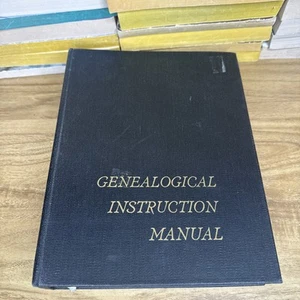 Vintage 60's 1965 LDS Mormon "Genealogical Instruction Manual" Genealogy Binder - Bild 1 von 12