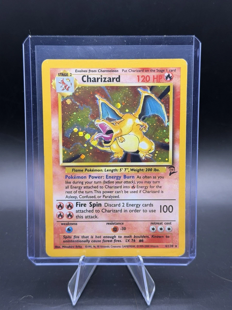 Charizard Pokémon TCG Base Set 2 English Collectible Individual