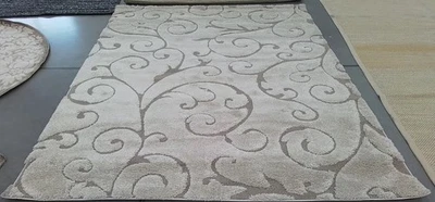 CREAM BEIGE 8'-0" x 10'-0" Back Stain Rug, Reduced Price 1172785112 SG455-1113-8 - Image 1 of 4
