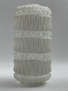 Pantalla de vidrio única vintage Swag Light Hollywood Regency - Imagen 1 de 7