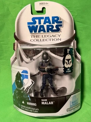 Figura de acción Hasbro Star Wars Legacy Collection Bane Malar (2008) BD7 nueva rara Foto 1 de 2