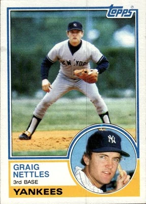 1983 Topps #635 Graig Nettles New York Yankees - Image 1 of 2