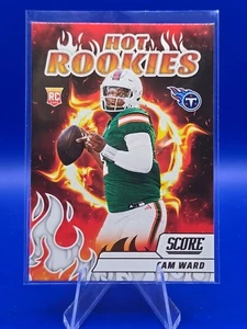 2025 Panini Score Hot Rookies Cam Ward #1 (RC) Titans - Picture 1 of 2