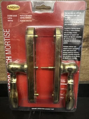 Larson CH3020701 (Brass) M2 Mortise Handle with Key For Solid wood Core Doors - Image 1 of 3