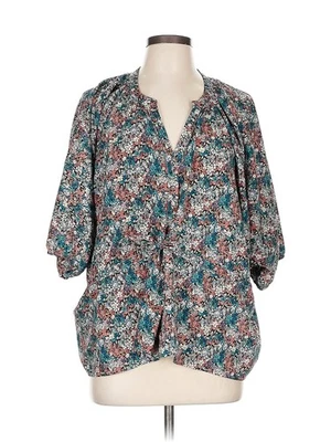 Blusa mujer Kenar verde manga 3/4 L Foto 1 de 4