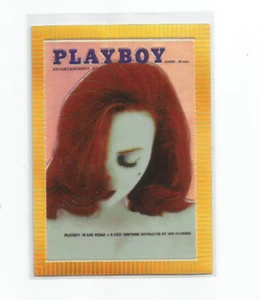 MAR. 1960-1997 PLAYBOY CHROMIUM COVER REFRACTOR PARALLEL CARD #R214 - Picture 1 of 2