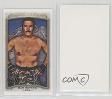 2017 Upper Deck Goodwin Champions Horizontal Canvas Mini Blank Back Dan Severn
