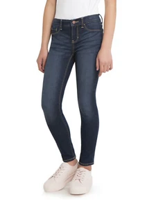 Jordache Girls Super Skinny Power Stretch Jeans Dark Enzyme Size 14 - Picture 1 of 5