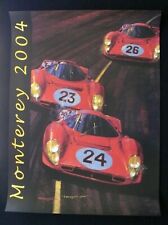 1967 24 Hours Daytona FERRARI 330 P3 P3/4 412 P 2004 Monterey Poster ROWE SIGNED