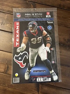 J.J. WATT HOUSTON TEXANS 4 PIECE FATHEAD 11"X17" WALL GRAPHIC DECALS Football - Picture 1 of 2