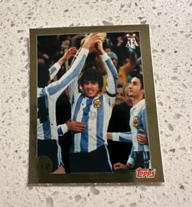 2022 Topps Vamos Argentina Sticker Daniel Passarella  World Cup Champion - Picture 1 of 2