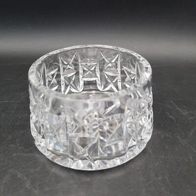 Waterford Cristal Transparente Abierto Redondo Azúcar Cuenco Baratija Caramelo Plato Foto 1 de 4