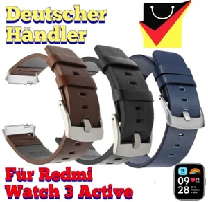 Echtleder Armband für Xiaomi Redmi Watch 3 ACTIVE Sport strap Uhr smart tracker - Zdjęcie 1 z 38