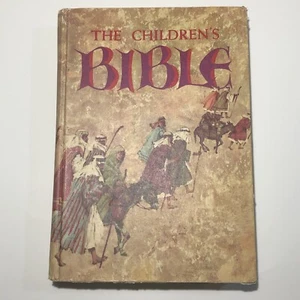 Vintage "The Children's Bible" Golden Press 1973 Illustrated Old & New Testament - Picture 1 of 12