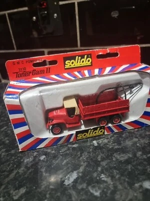 Diecast Vehicle SOLIDO / TONER GRAM II - GMC POMPIERS , FIRE SERVICE . FREE POST - Image 1 of 4