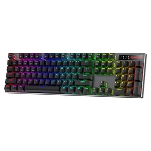 Redragon K556 PRO Upgraded Wireless RGB Gaming Keyboard, Linear Quiet FLOOR - Picture 1 of 12