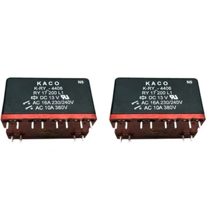 Relé de seguridad 2 piezas KACO K-RY-4406 RY 17 200 L1 13VDC 12 pines - Imagen 1 de 1