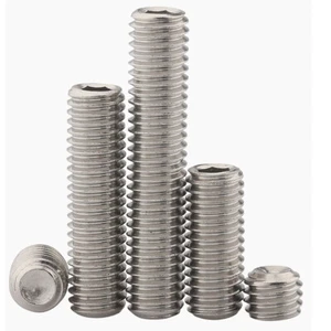 304 SS 2#-56 UNC SOCKET SET SCREW CUP POINT GRUB SCREWS ALLEN SOCKET - Picture 1 of 11
