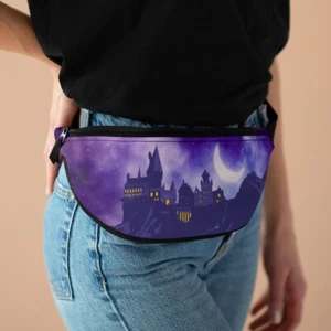 Magical Night Castle Fanny Pack- Wizard- Gift- Magic - Picture 1 of 5