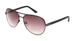 Ted Baker B583 Black 100% UV Women's Aviator Sunglasses R2238 - Picture 1 of 6