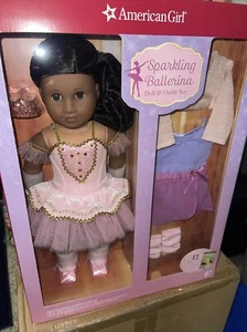 American Girl Sparkling Ballerina Doll & Outfit Truly Me 67 African NIB - Picture 1 of 11
