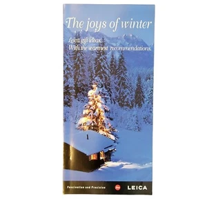 Leica | Gift Ideas The Joys Of Winter Brochure Pamphlet 1998 - 1999 - Picture 1 of 2