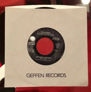 RIC OCASEK EMOTION IN MOTION/SAME FLIP PROMO 45 VINYL - Foto 1 di 2