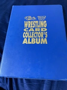 1990 CLASSIC WWF WRESTLING CARDS Collector’s Album Contains Dozens Of Stars - Picture 1 of 18