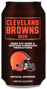 Cleveland Browns Fictional Beer Can Official Sponsor Die-Cut MAGNET