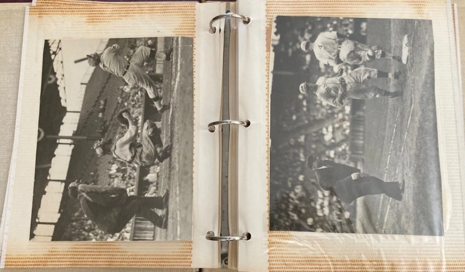 Álbum de recortes de bisontes de búfalo de principios de 1900 con fotos y tarjetas originales Foto 1 de 4