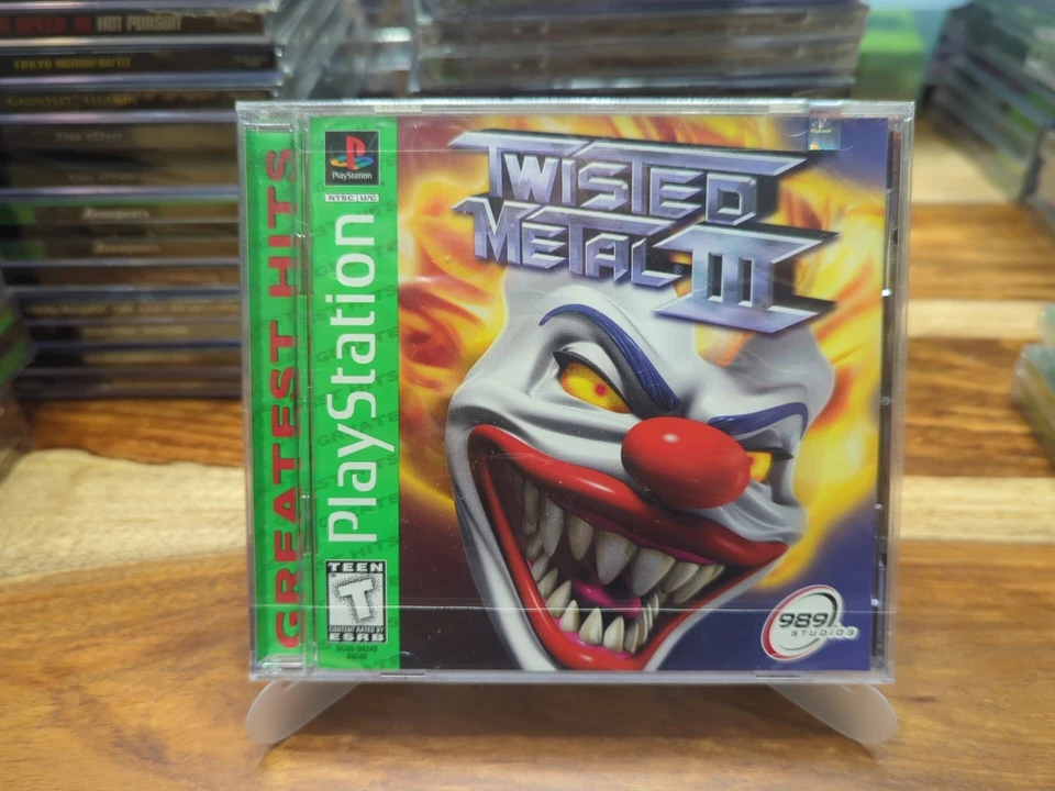 Twisted Metal 3 III- For PS1 Sony PlayStation 1, 1998:  New, Factory Sealed Game - Image 1 of 4