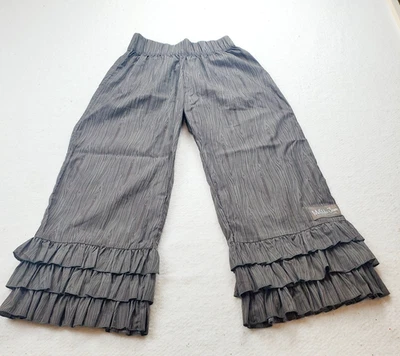 Pantalones Matilda Jane Niñas Talla 10 Personaje Cuenta Tres Volantes Marrón Grano Madera Foto 1 de 4
