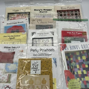 Vintage Quilt Pattern Lot of 13, New Old Stock - Picture 1 of 21